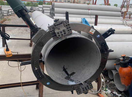2KW Pipe Cutting Beveling Facing Ends Machine Of Tube 240V