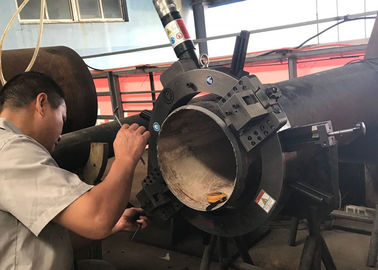 Split Frame Pneumatic Pipe Cutting And Chamfering Machine Surface Smoothly