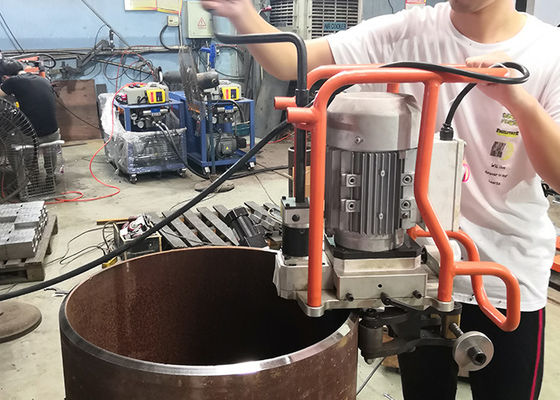 ISO 1.1KW 2000r/Min 30 Degree Plate Beveling Machine